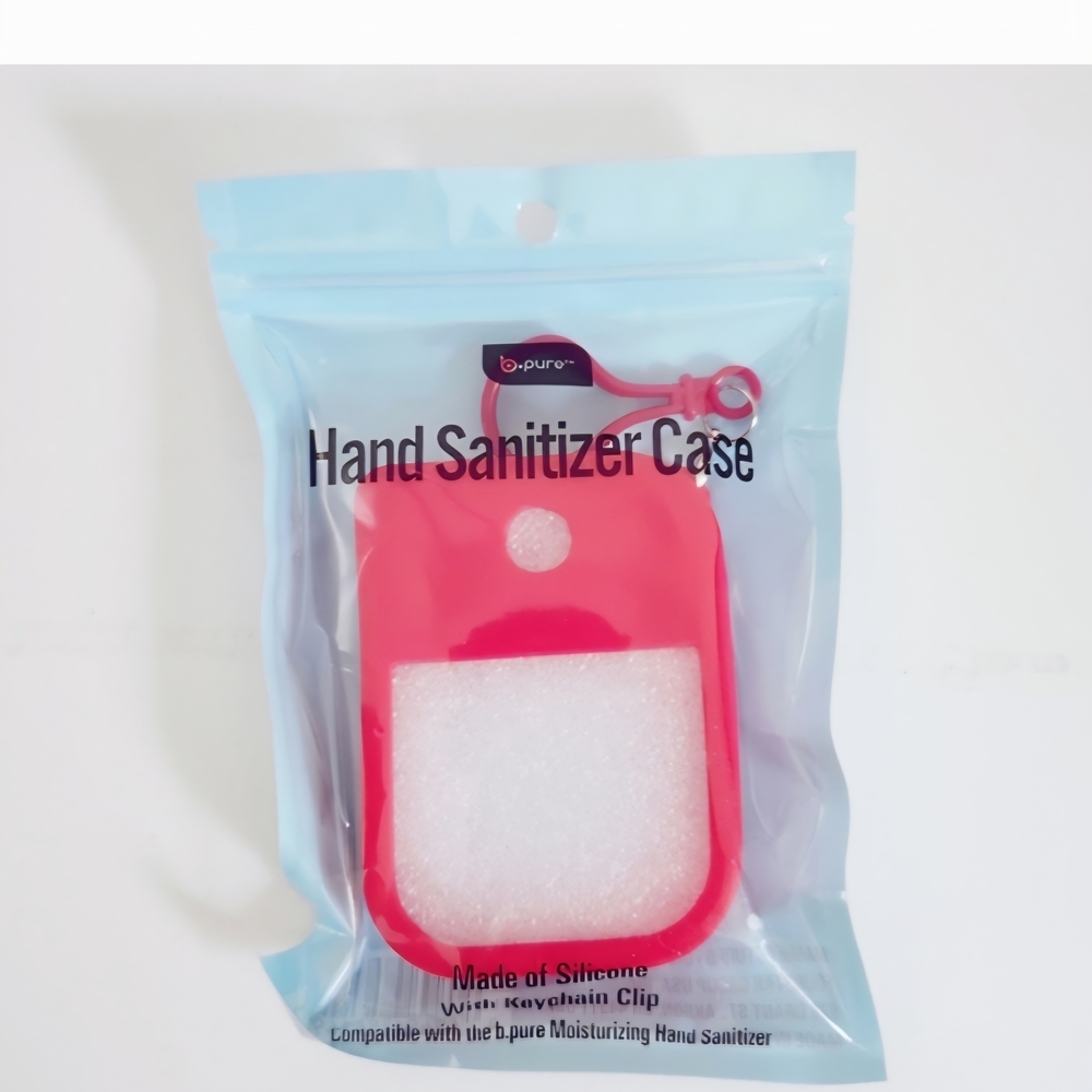 Red Silicone Hand Sanitizer Case